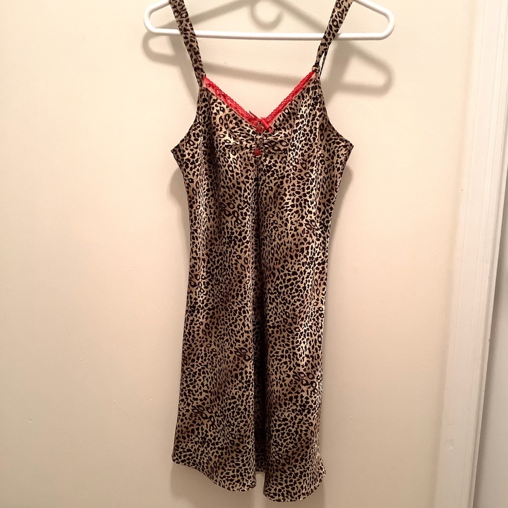 Cheetah Print Slip Dress